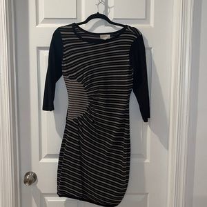 3/4 sleeve sweater dress